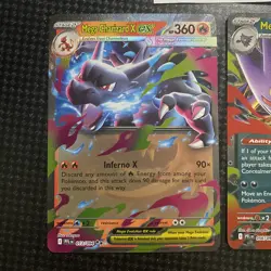Pokemon Mega Charizard X ex 13/094 & Mega Gengar ex 56/094 Phantasmal Flames NM - Image 2