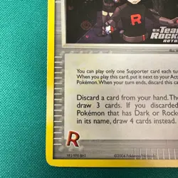 Pokemon TCG Rocket's Mission Team Rocket Returns 88/109 Holo Stamped - Image 5
