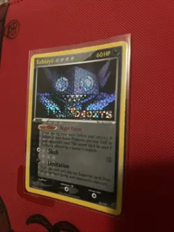 Sableye 23/107 2005 EX Deoxys Pokemon TCG Reverse Holo Rare Stamped - Image 2