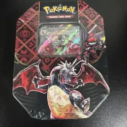 Pokemon Paldean Fates Charizard ex Tin – Factory Sealed - Image 1