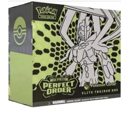 Pokemon Mega Evolution: Perfect Order PC Elite Trainer Box (ETB) Presale - Image 1