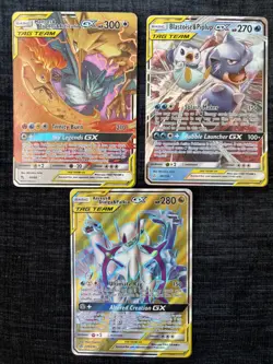 Pokemon Tag Team Bundle (Moltres&Zapdos&Articuno, Blastoise&Piplup, Arceus&D&P) - Image 1