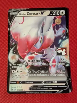 Pokemon TCG - Hisuian Zoroark V - 146/196 Stamped - Prize Pack Series - Image 1