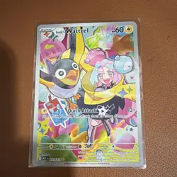 Pokemon Iono's Wattrel 231/217 Full Art Illustration Rare Basic HP 60 - Image 1