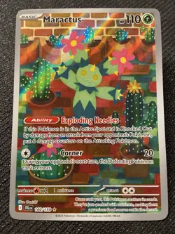 Maractus 160/159 IR Illustration Rare Pokemon 2025 Journey Together NM - Image 1