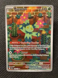 Maractus 160/159 IR Illustration Rare Pokemon 2025 Journey Together NM - Image 2
