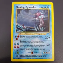 2000 Pokemon Shining Gyarados 65/64 Neo Revelation Secret Rare Holo - Image 4