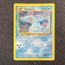 Pokemon Feraligatr 5/111 Neo Genesis 1st Edition Holo Rare - Image 1