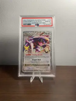 2021 POKEMON CELEBRATIONS CLASSIC COLLECTION #145 GARCHOMP C LV.X-HOLO PSA 10 - Image 1