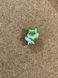 Pokemon Sprigatito Enamel Pin Nintendo Cat Charm Collection Collectable Rare - Image 1
