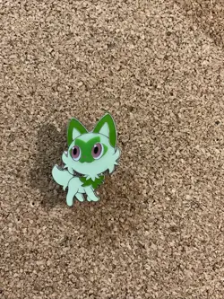 Pokemon Sprigatito Enamel Pin Nintendo Cat Charm Collection Collectable Rare - Image 2