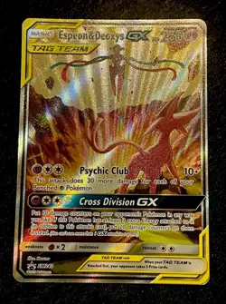 Espeon & Deoxys GX #SM240 Pokemon TCG- Sun&Moon Black Star Promo - Image 1