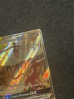 Espeon & Deoxys GX #SM240 Pokemon TCG- Sun&Moon Black Star Promo - Image 4