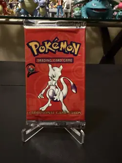 2000 Pokemon Base Set II Empty Pack - Mewtwo Art - Image 1