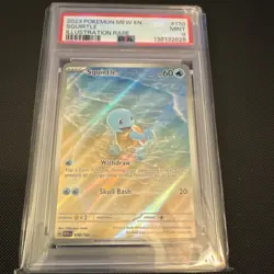 Pokemon Squirtle (2023) Sv: Scarlet & Violet 151 170/165 Illus. Rare Holo PSA 9 - Image 1