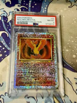 Pokemon Moltres Legendary Collection Reverse Holo - PSA 8 NM MT - Image 1