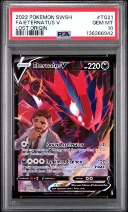 1999 Pokemon Eternatus V - Lost Origin - TG21/TG30 - PSA 10 Gem MT - Image 1