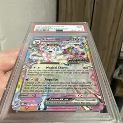 PSA 9 MINT POKEMON PRE EN-PRISMATIC EVOLUTIONS 041 SYLVEON EX SURPRISE BOX STAMP - Image 3