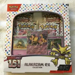 Pokemon TCG Scarlet & Violet 151 Alakazam EX Collection Box SEALED BRAND NEW - Image 1