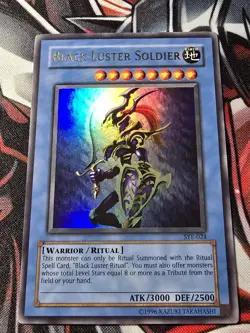 Yugioh! Black Luster Soldier - SYE-024 - Ultra Rare - Unlimited Edition - VLP - Image 1