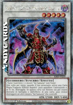 SHI EN - SEI SAMURAI LEGGENDARIO • Segreta Platino • RA03 IT250 • 1Ed • Yugioh! - Image 1