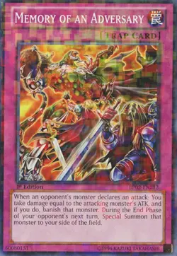 Memory of an Adversary - BP02-EN212 - Mosaic Rare - 1st Edition - Lightly Played - Image 1