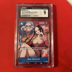 One Piece CCG Boa Hancock Sealed Battle Vol. 2 P-066 Promo 5000 CGC 9 - Image 1