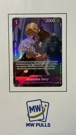 Bandai Vinsmoke Sanji Treasure Rare OP10-063 Legacy Master Foil One Piece CCG - Image 1