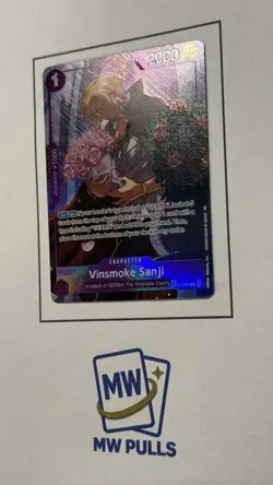 Bandai Vinsmoke Sanji Treasure Rare OP10-063 Legacy Master Foil One Piece CCG - Image 2