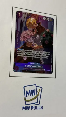 Bandai Vinsmoke Sanji Treasure Rare OP10-063 Legacy Master Foil One Piece CCG - Image 3