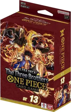 One Piece Ultra Deck: The Three Brothers (ST-13) English Edition, Sealed - Image 1