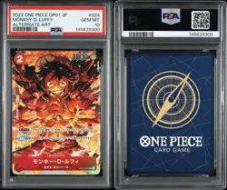PSA10 Monkey D. Luffy Parallel OP01-024 One Piece Card Japanese - Image 3
