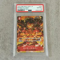 PSA10 Monkey D. Luffy Parallel OP01-024 One Piece Card Japanese - Image 4