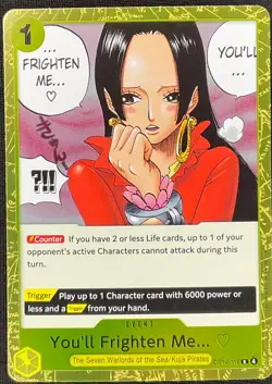 One Piece You'll Frighten Me... OP-14-118 The Azure Sea's Seven Rare NM - Image 1