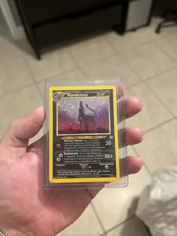 Pokemon Neo Revelation Houndoom Card 08/64 Unlimited Edition Holo German - Image 1