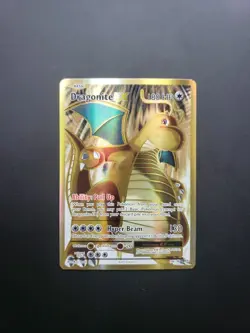 Pokemon TCG Dragonite-EX Evolutions Full Art Holo Card 106/108 - NM - Image 1