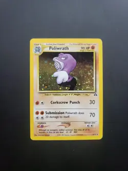 Poliwrath 9/75 Neo Discovery Holo Vintage WOTC Pokemon Card - HP - Image 1