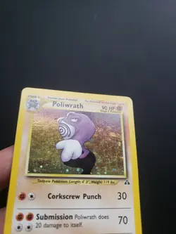 Poliwrath 9/75 Neo Discovery Holo Vintage WOTC Pokemon Card - HP - Image 4