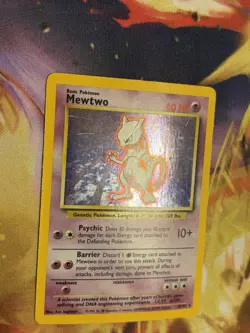Pokemon TCG Mewtwo 10/102 Holo Rare Base Set 1999 Pokemon Card – Vintage WOTC - Image 2