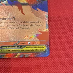 ✨✨✨Pokemon Mega Charizard Y EX MEP Full Art Holo Card 030 360 HP Explosion Y - Image 4