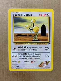 Blaine's Doduo 61/132 Gym Challenge - Common Pokemon Card - NM/Mint - Image 1