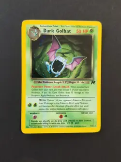 Pokemon TCG Dark Golbat Holo Card 7/82 Team Rocket - Image 1