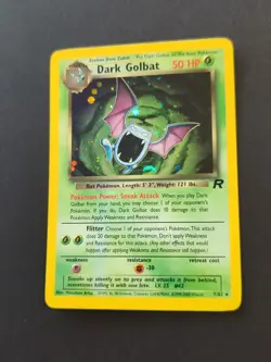Pokemon TCG Dark Golbat Holo Card 7/82 Team Rocket - Image 2