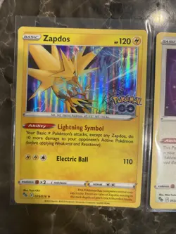Pokemon Go Cards Ditto And Zapdos Holo Rare Cards - Image 3