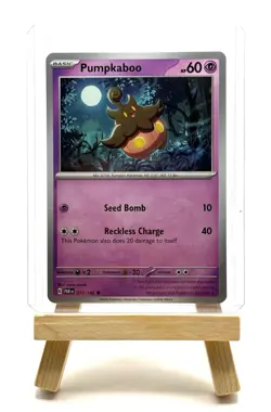 Pokemon TCG Pumpkaboo SV04: Paradox Rift #077/182 Common Pokemon Card - Image 1