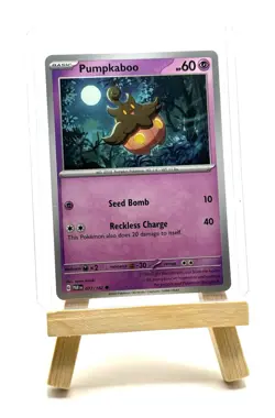 Pokemon TCG Pumpkaboo SV04: Paradox Rift #077/182 Common Pokemon Card - Image 3