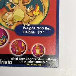 Charizard Pokemon Card 6 Promo 1999 Poke Trivia Mewtwo Strikes Back Movie Scene - Image 4