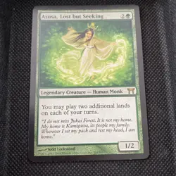 Azusa, Lost but Seeking 201 Champions of Kamigawa Regular TCG MTG NM CARD - Image 1