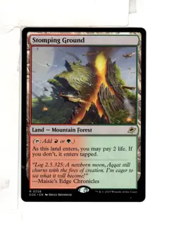 MTG SkeenAB Stomping Ground from EOE. NM. - Image 1