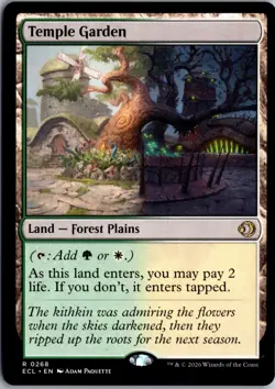Temple Garden R Lorwyn Eclipsed 268 NM Magic - Image 1